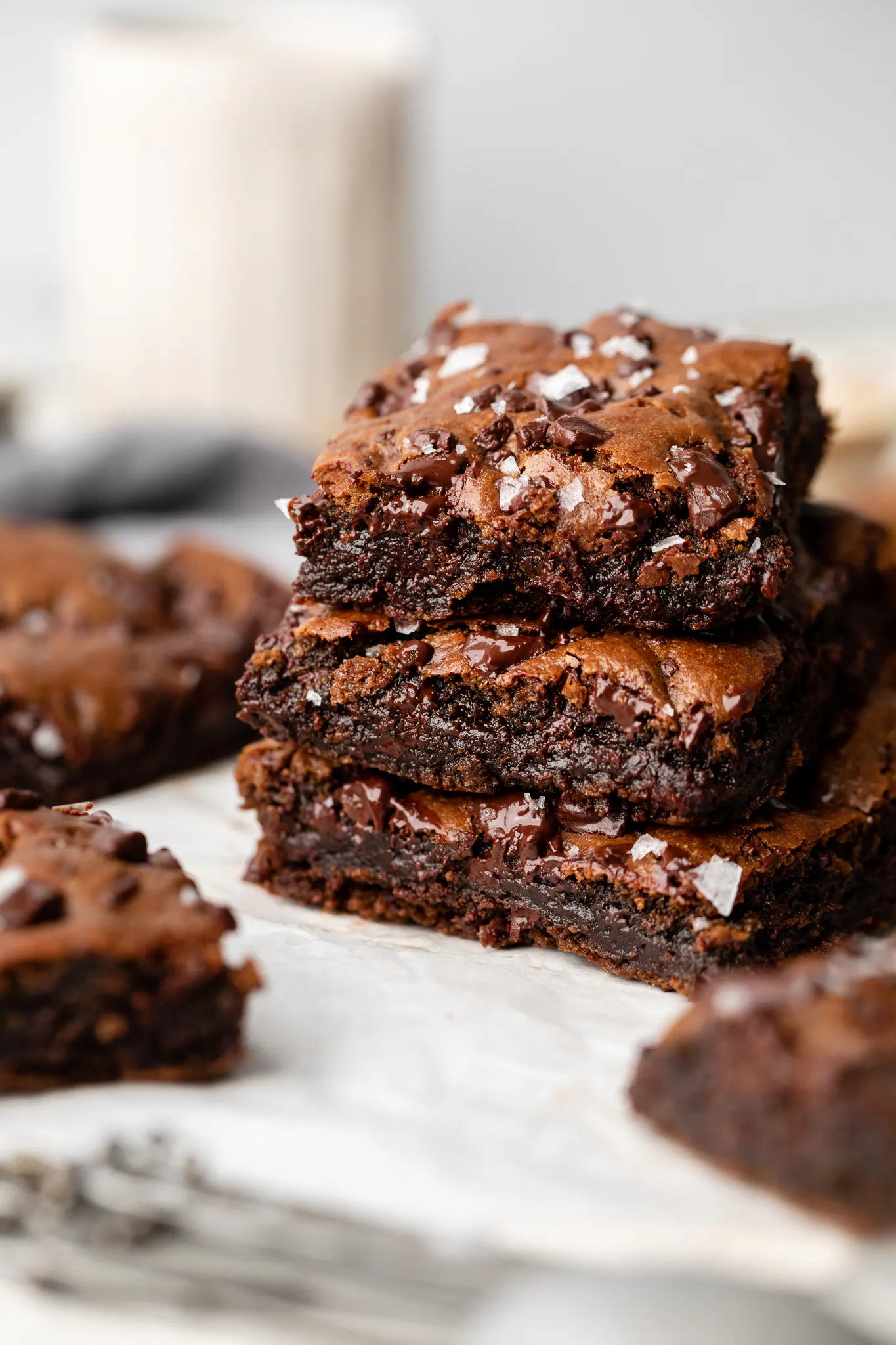 Double Chocolate Tahini Brownies